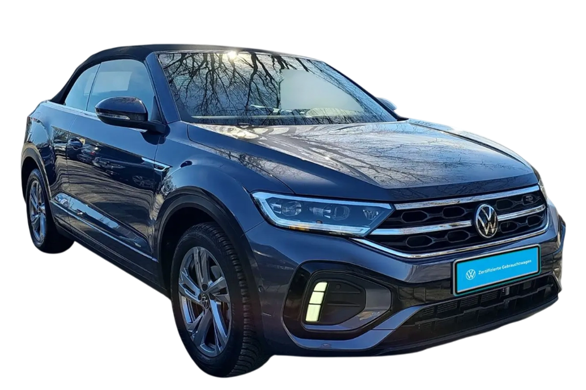 T-Roc Cabrio R-Line von der Seite