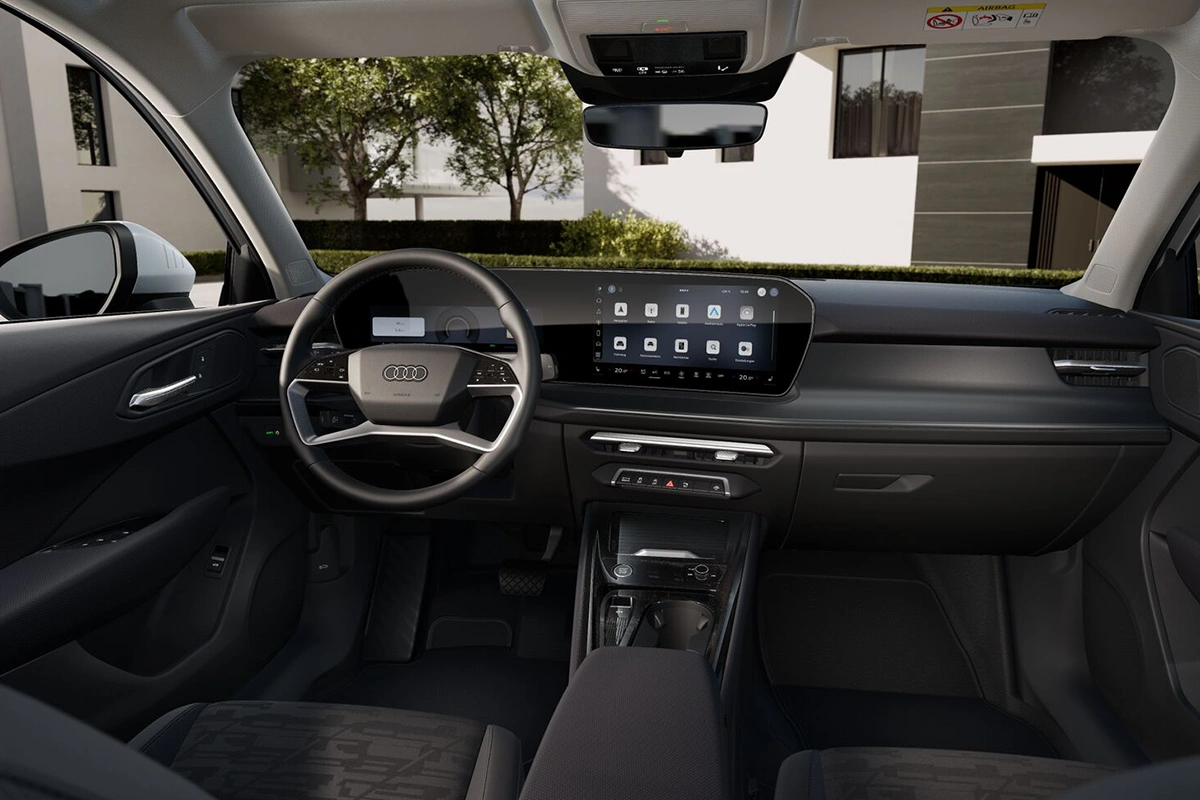 Audi Q3 in weiß, Cockpit
