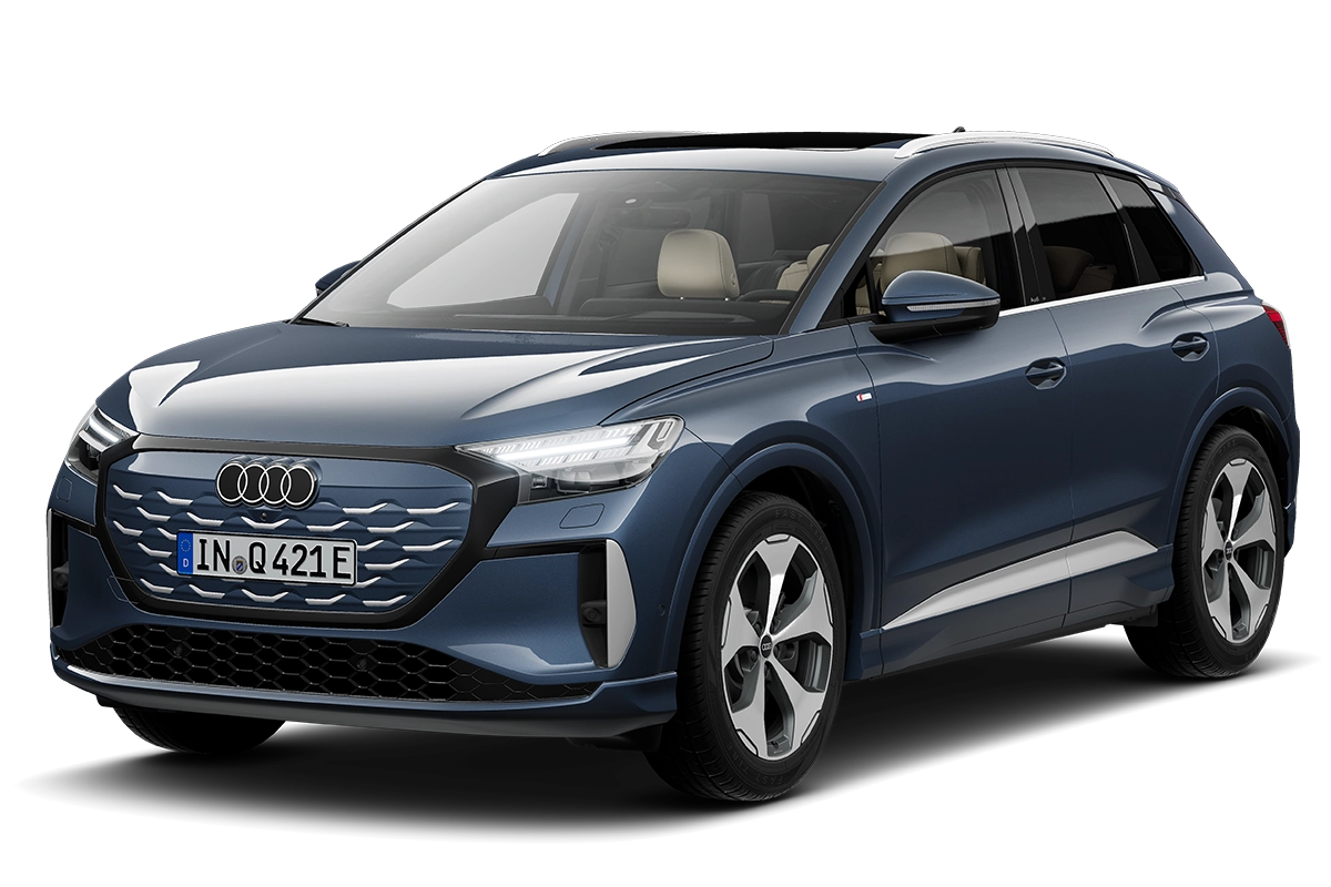 Q4 e-tron von der Seite