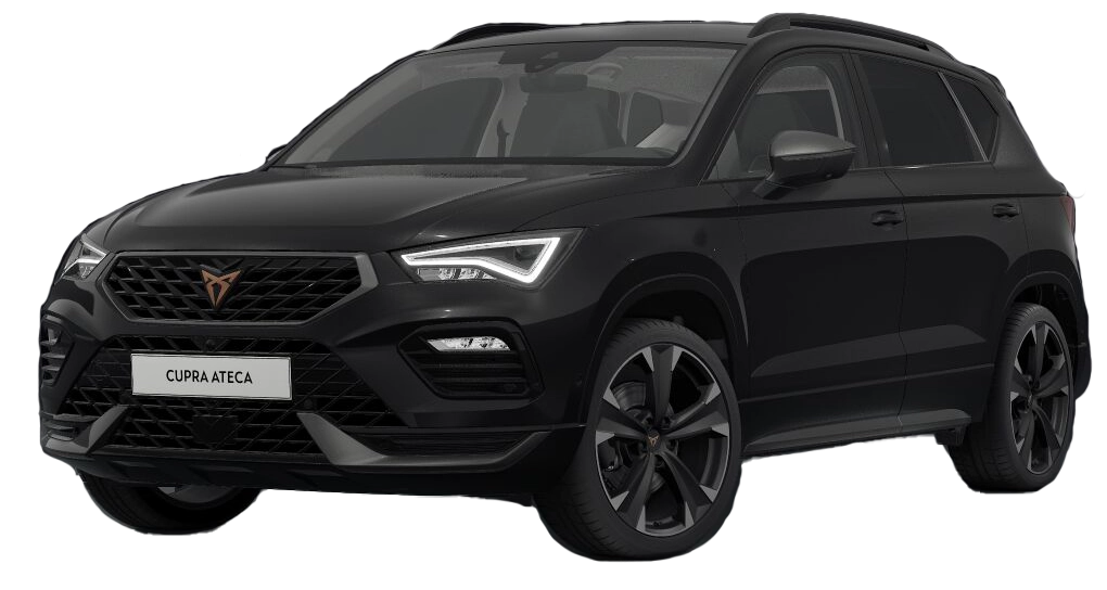 CUPRA Ateca Schawarz dreiviertel Frontansicht