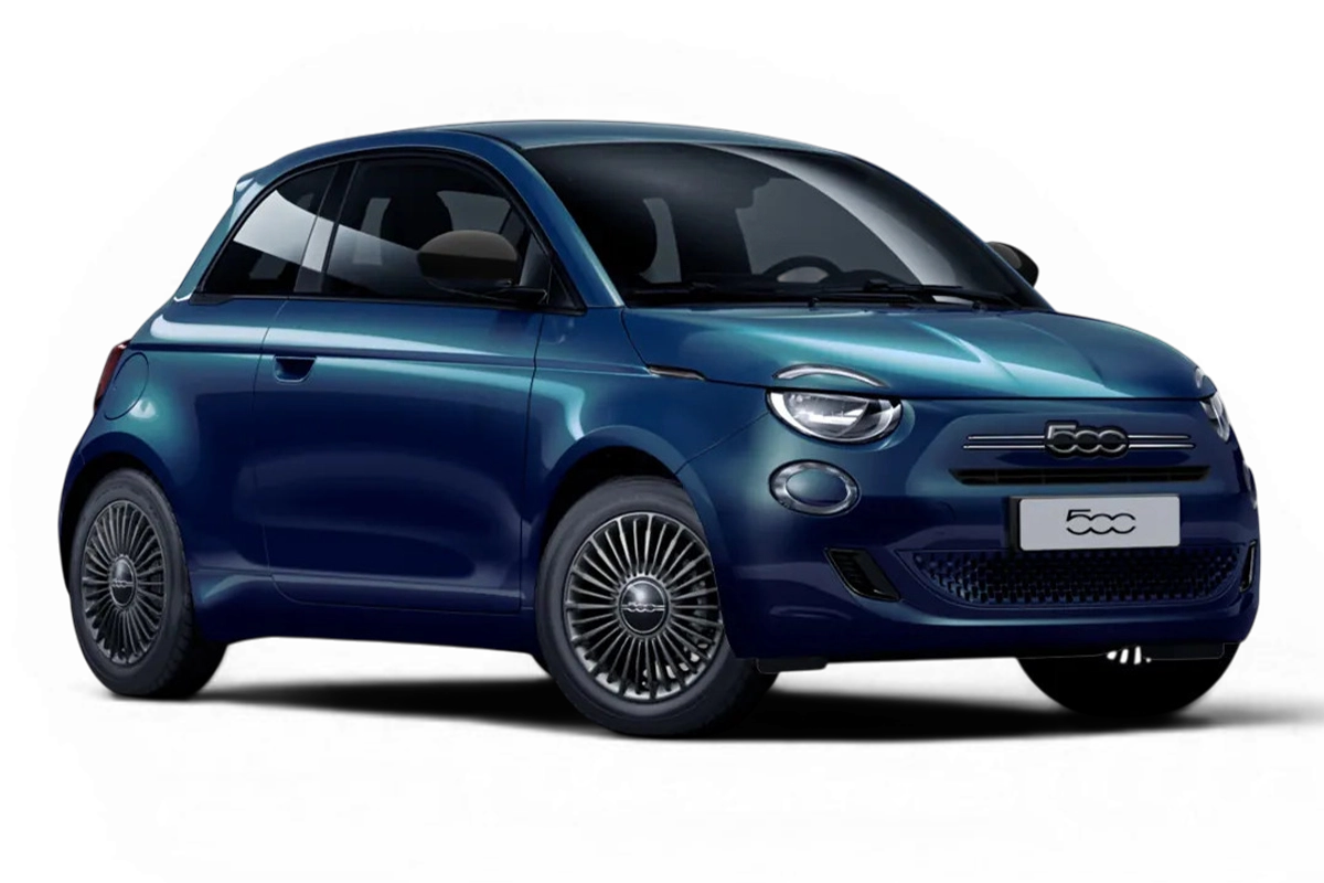 FIAT 500 Hybrid von der Seite