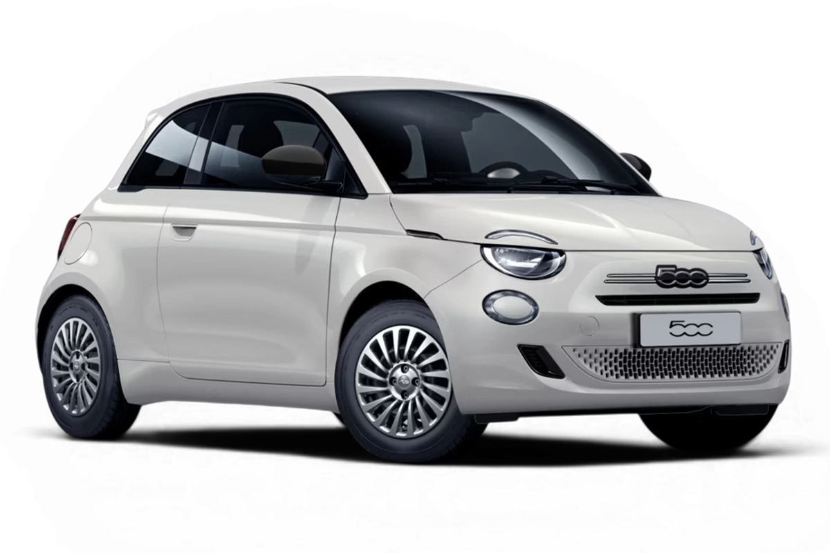 FIAT 500 Hybrid von der Seite