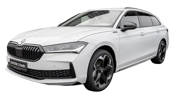 Skoda Superb Combi von der Seite