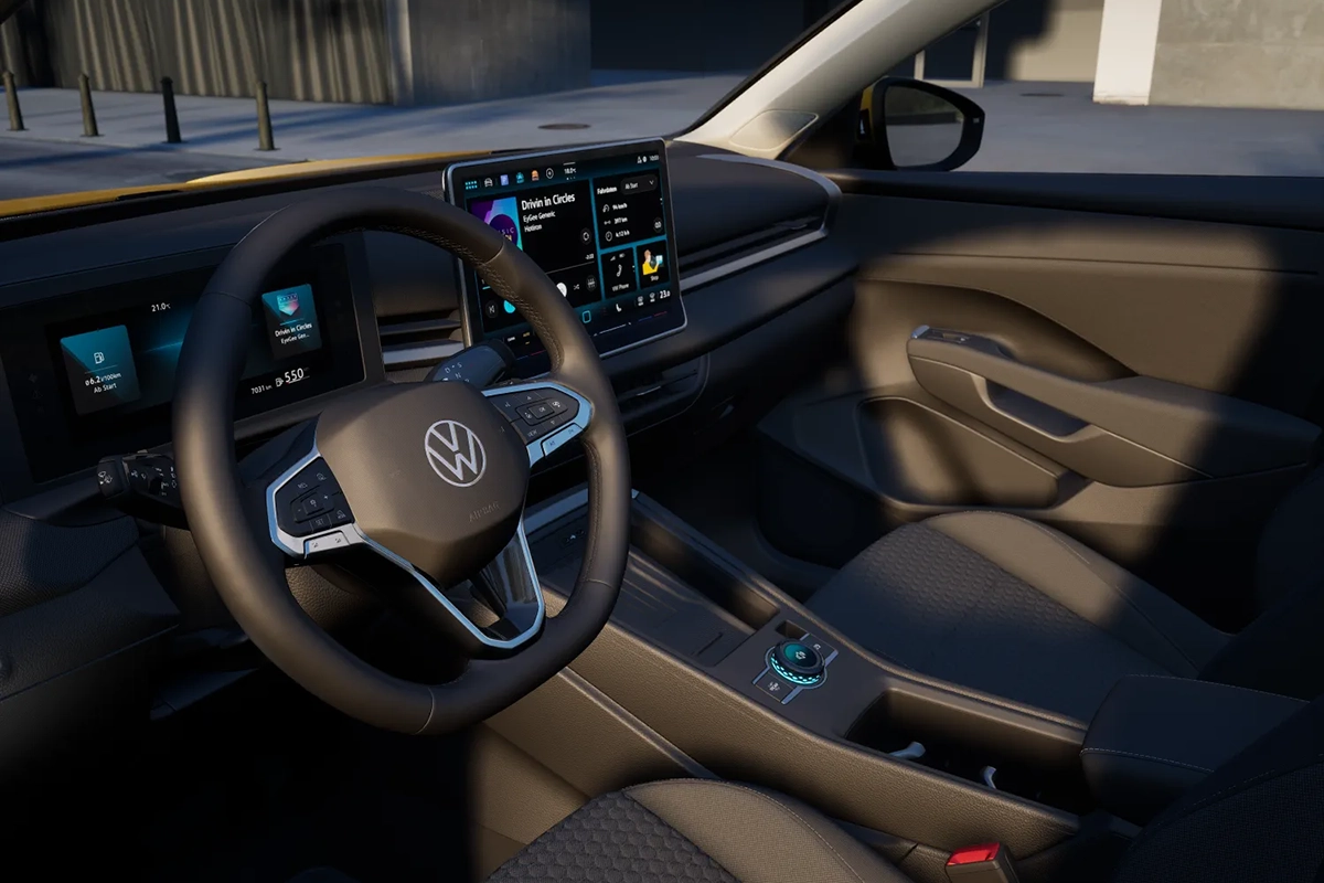 der neue VW T-Roc Cockpit