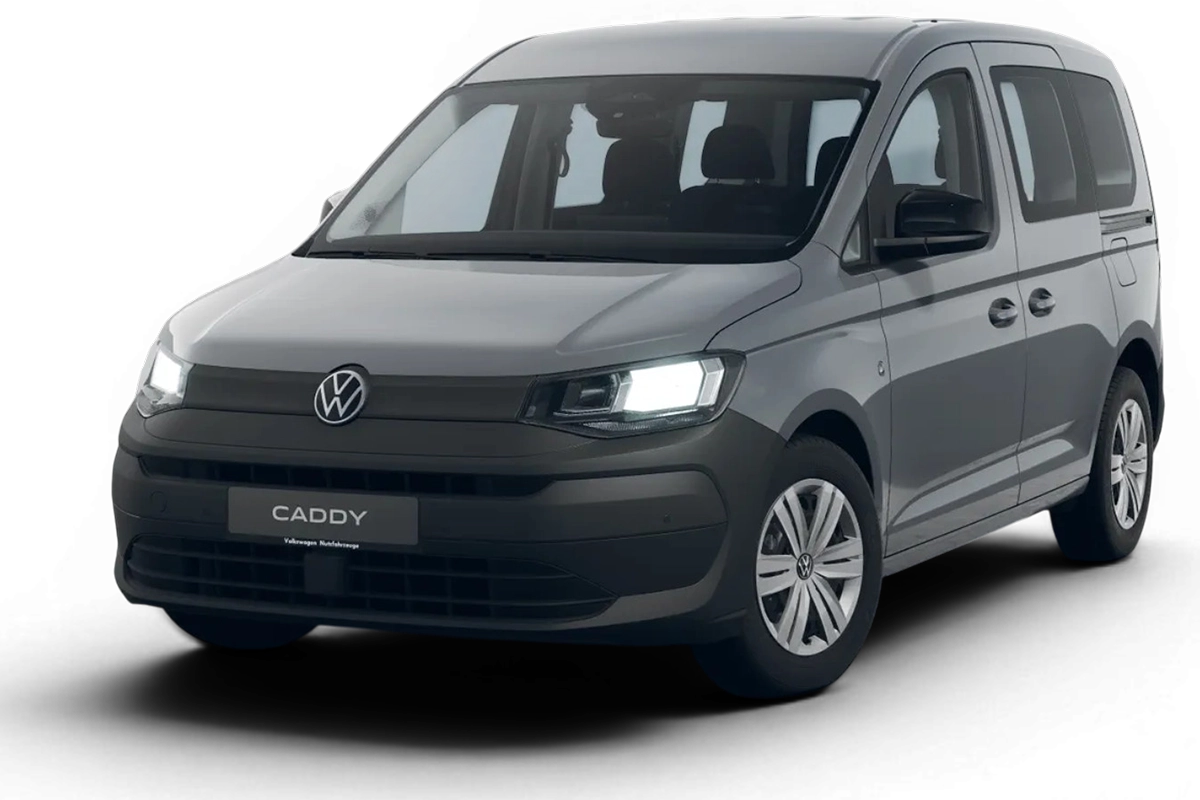 vw Caddy von der Seite