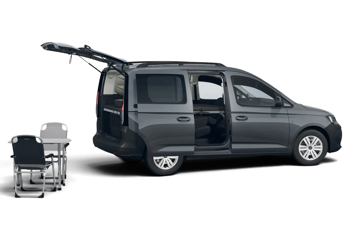 Caddy California ausgeklappt