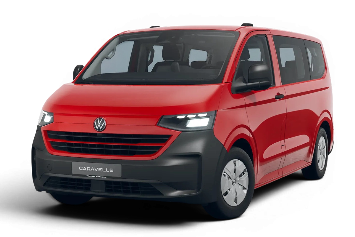 VW e-Caravelle von der Seite