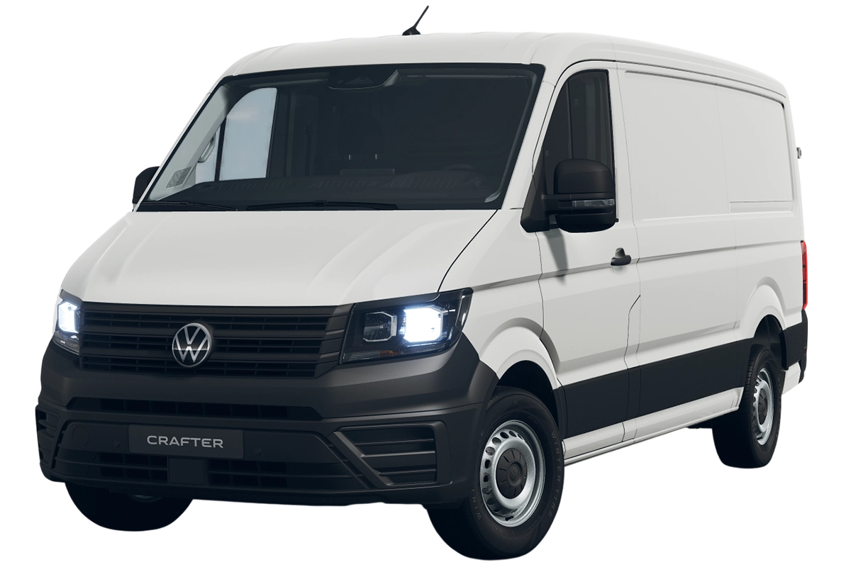 VW Crafter von der Seite