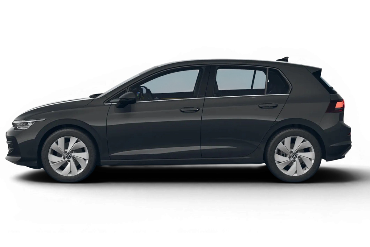 der Golf hybrid von der seite