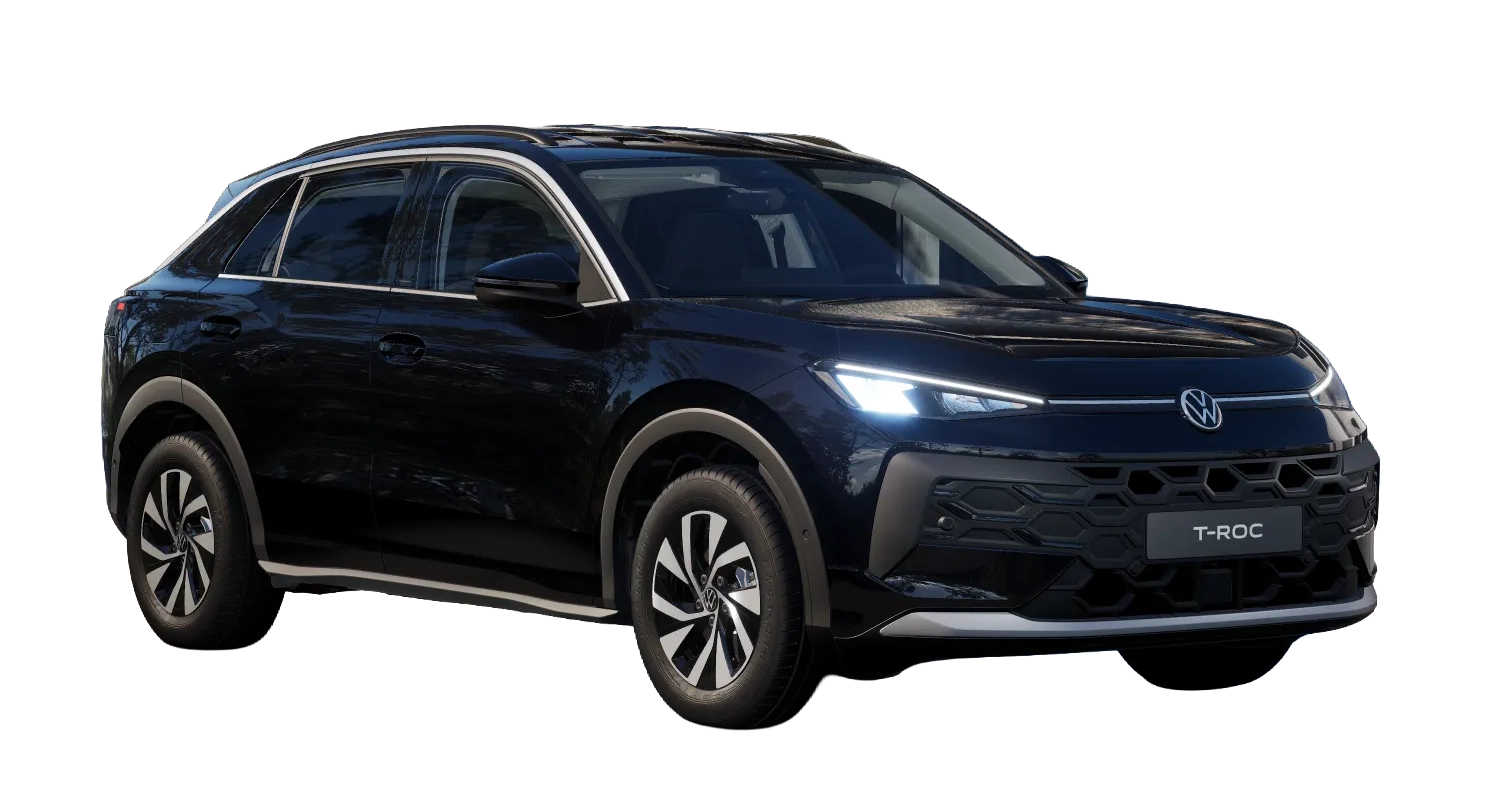 VW T-Roc Grendaillschwarz Metallic