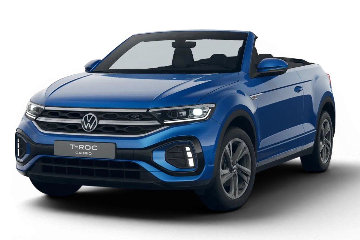 VW T-roc Cabrioletvon der Seite