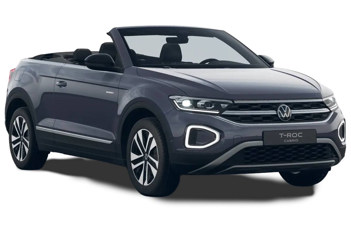 VW-T-roc cabrio grau
