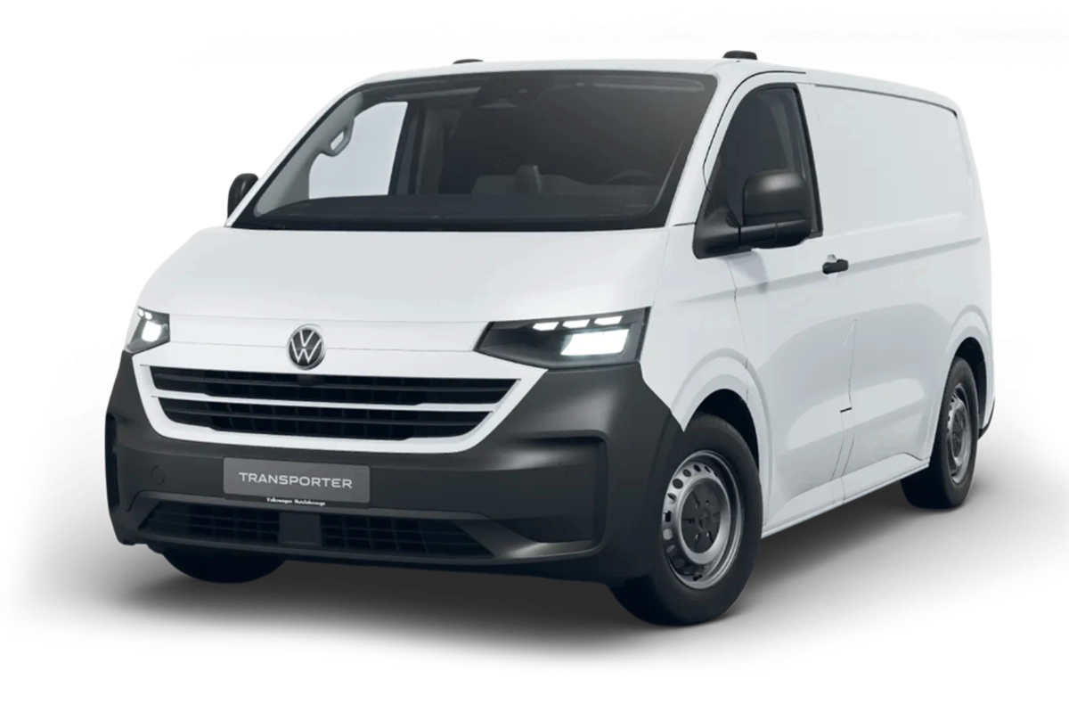 vw Transporter Kasten dreiviertel front