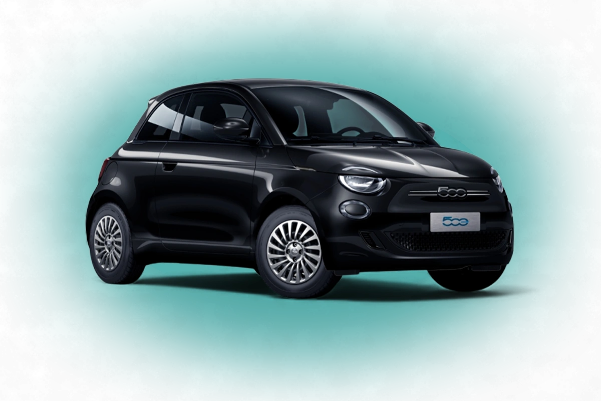 FIAT 500e dreiviertel Frontansicht