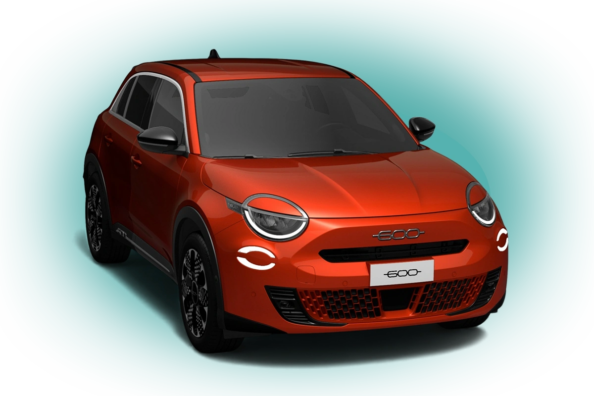 FIAT 600 dreiviertel Frontansicht