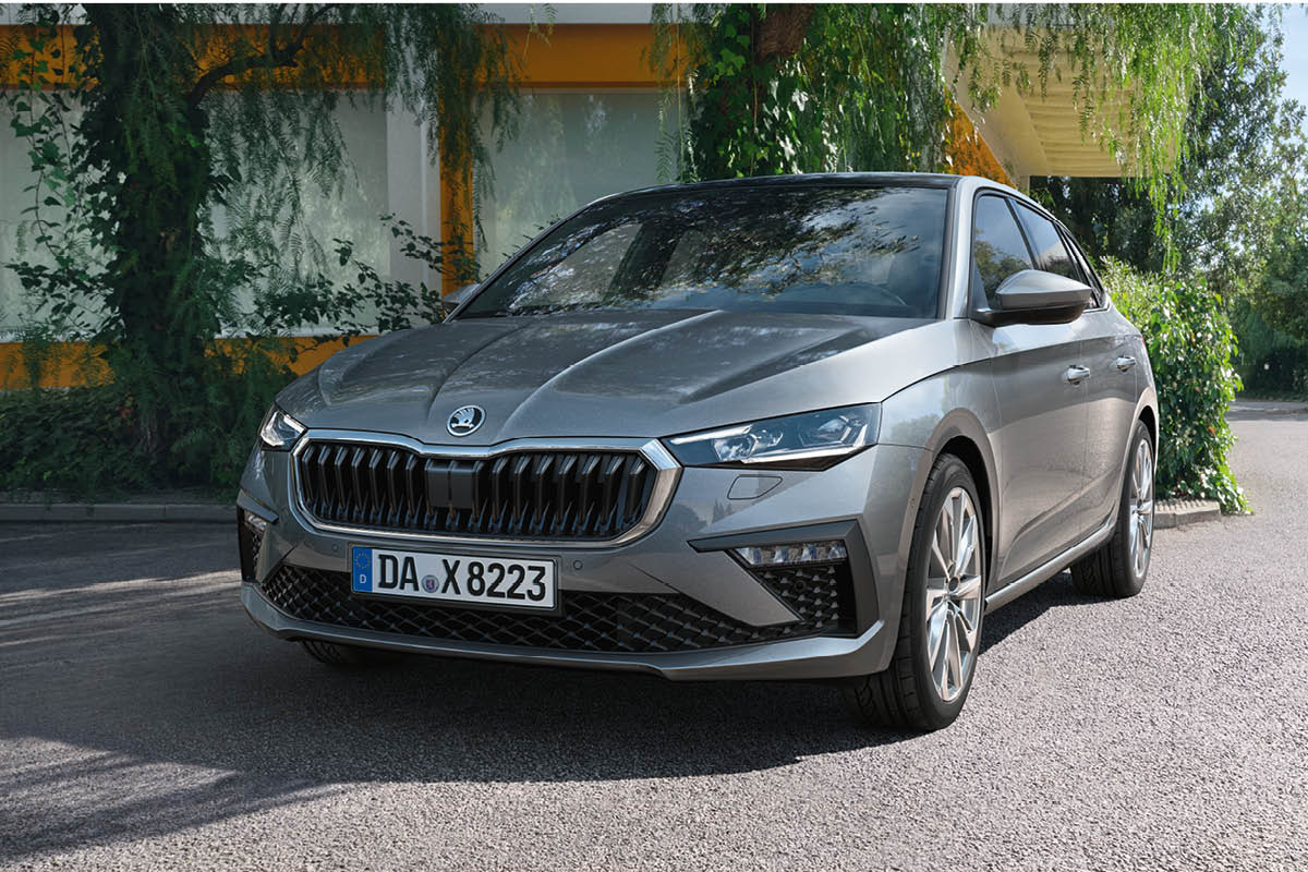 silberner Skoda