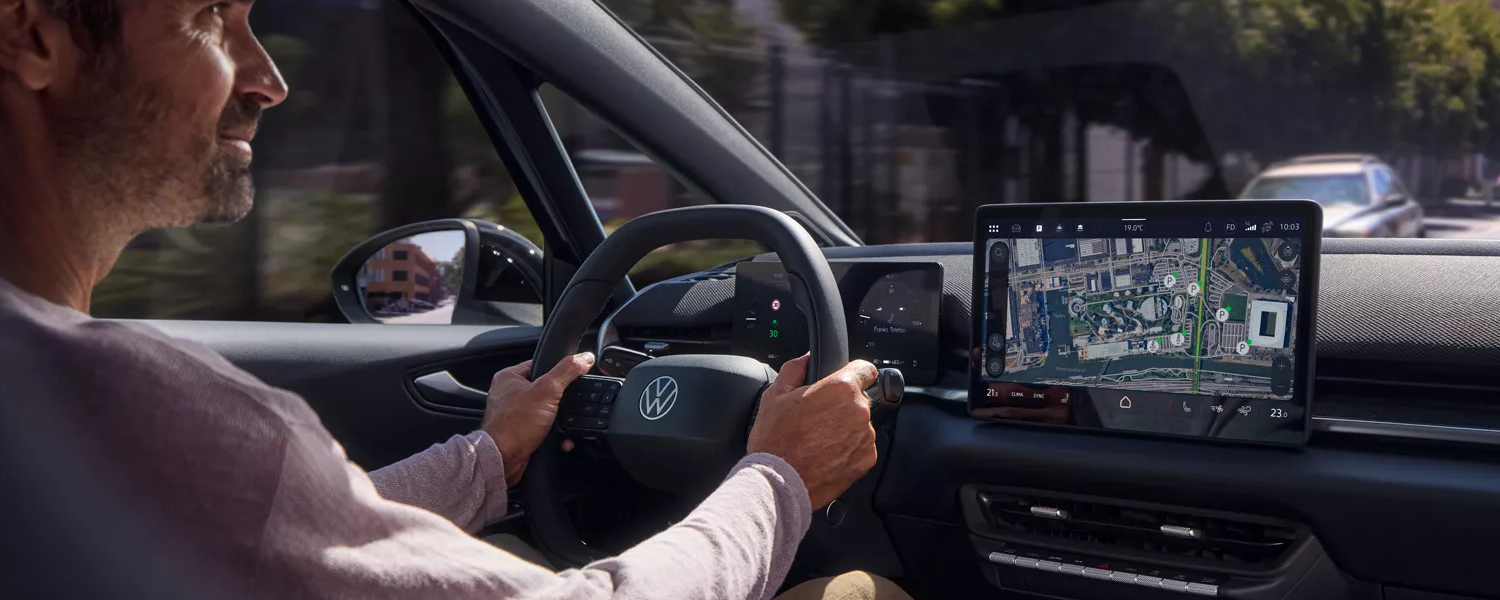 Ausschnitt VW ID.3 NEO Lenkrad 