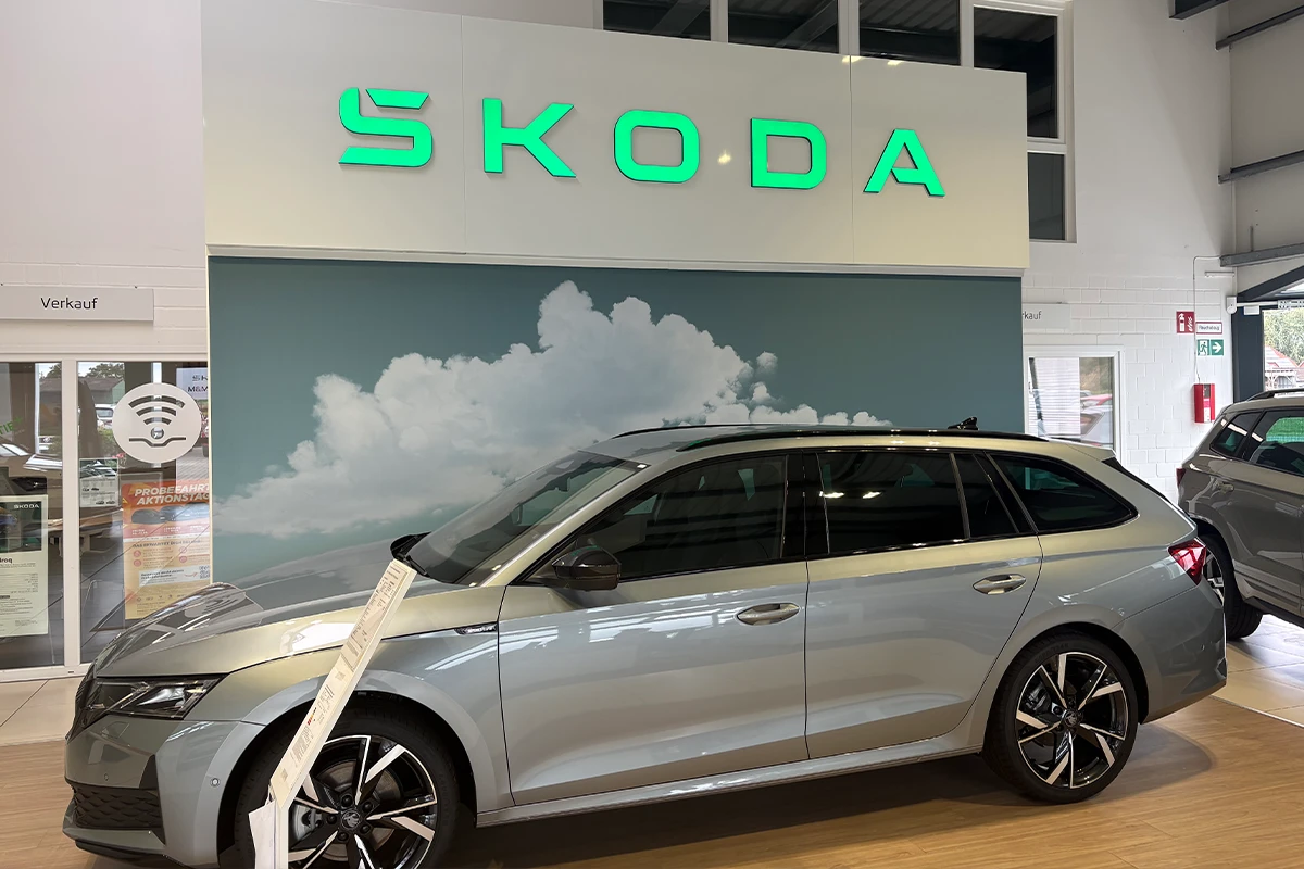 Showroom im M&M Automobile in Wittingen